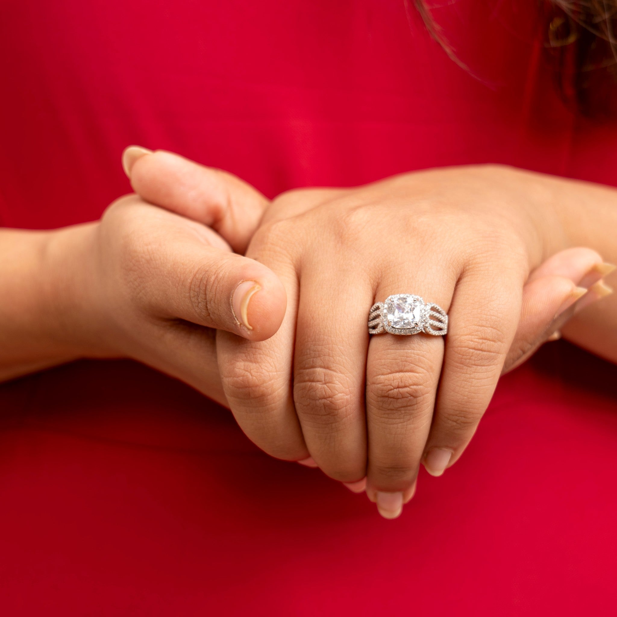 Radiant Cushion-Cut Ring
